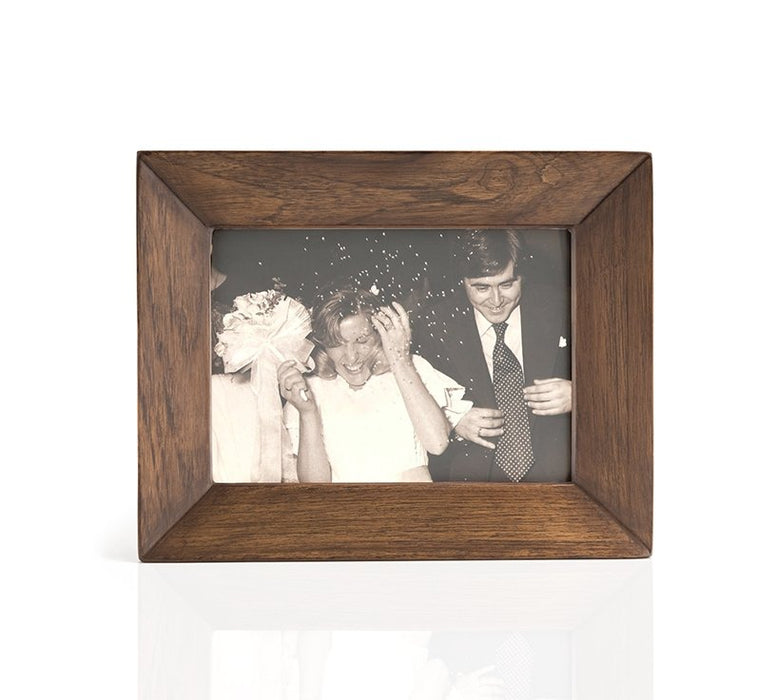 Handmade Modern Teakwood Picture Frame Cremation Urn - Modern Memorials