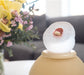 "Orb" Small Beige Glass Keepsake Urn - Modern Memorials