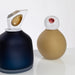 "Ovation" Large Navy Blue Glass Cremation Urn - Modern Memorials
