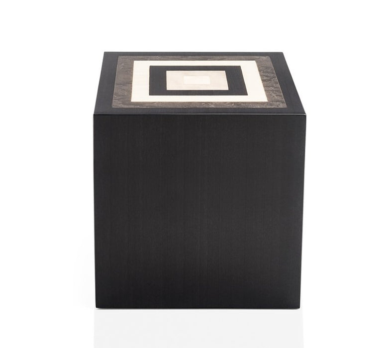 “Piazza” Handmade Italian Lacquered Wooden Cremation Urn - Modern Memorials