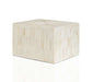 "Sunburst" White Horn Inlay Cremation Urn - Modern Memorials