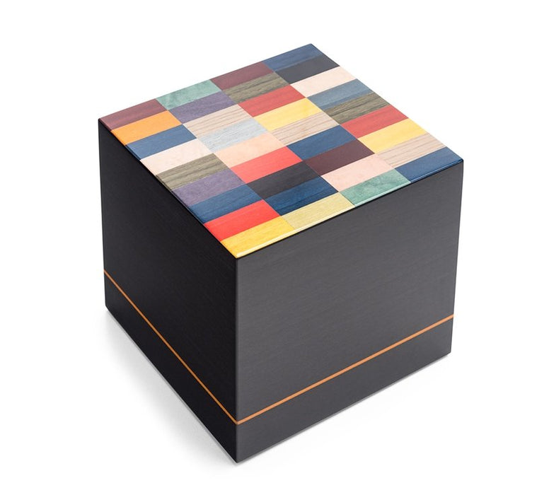 “Vivida” Handmade Italian Lacquered Wooden Cremation Urn - Modern Memorials