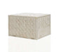 “Weaved” White Horn Inlay Cremation Urn - Modern Memorials